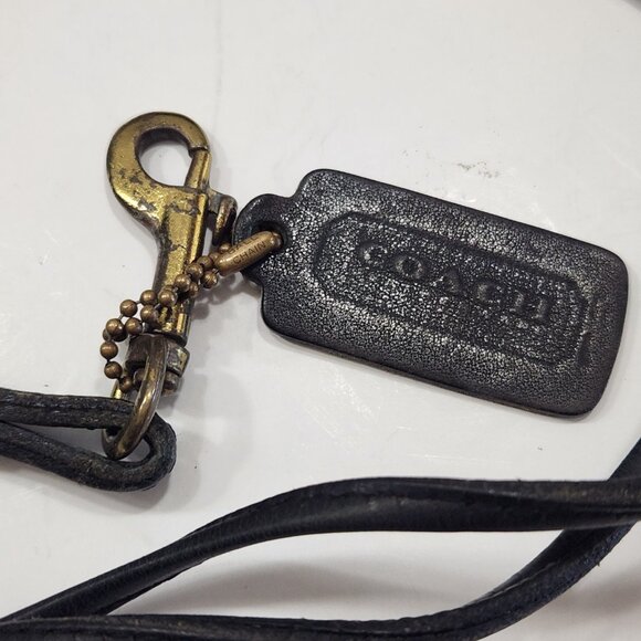 Well Loved 1970s Vintage Coach Zipper Clutch Ruff Out Bag #9458 Made in NY - Picture 11 of 12